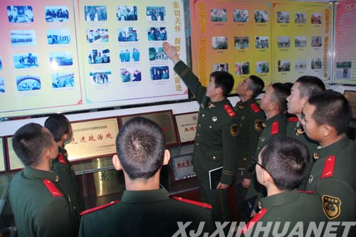 新疆巴州森林支队巧用队史教育构筑新兵军旅梦想