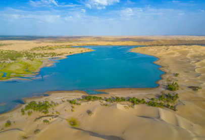 尉犁：塔克拉玛干腹地风光旖旎 罗布湖尽显自然之美